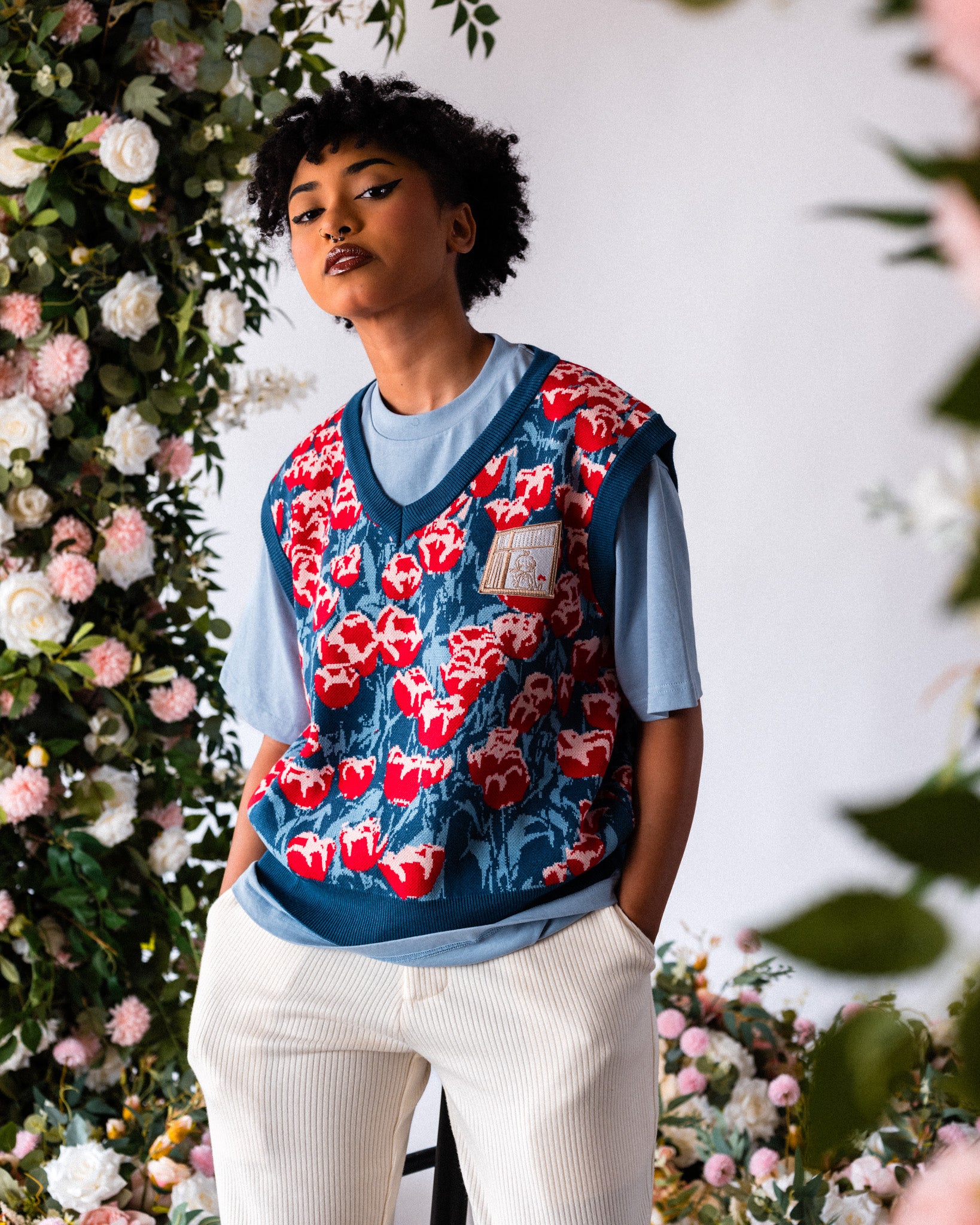 Tulip Vest Blue