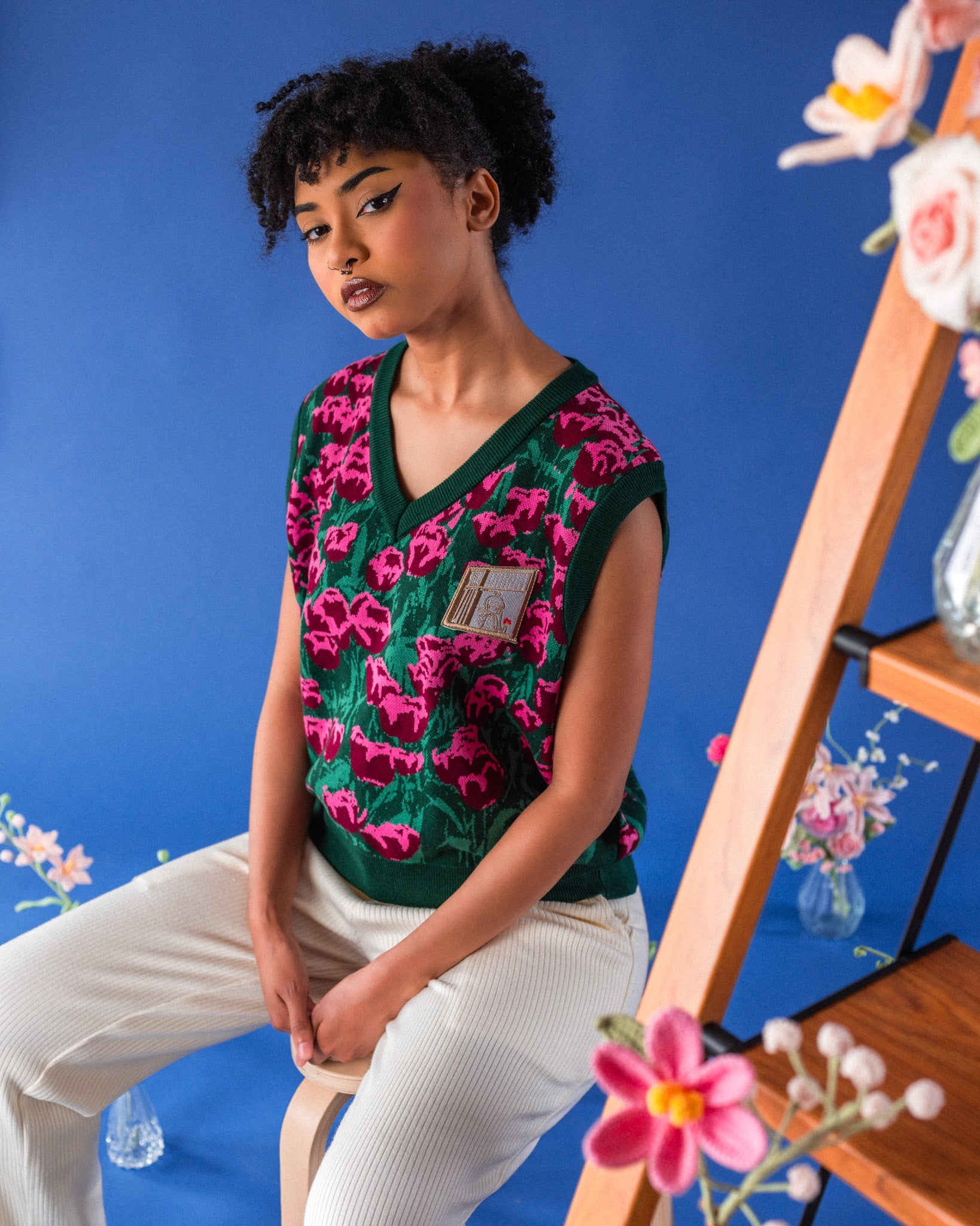Tulip Vest Green