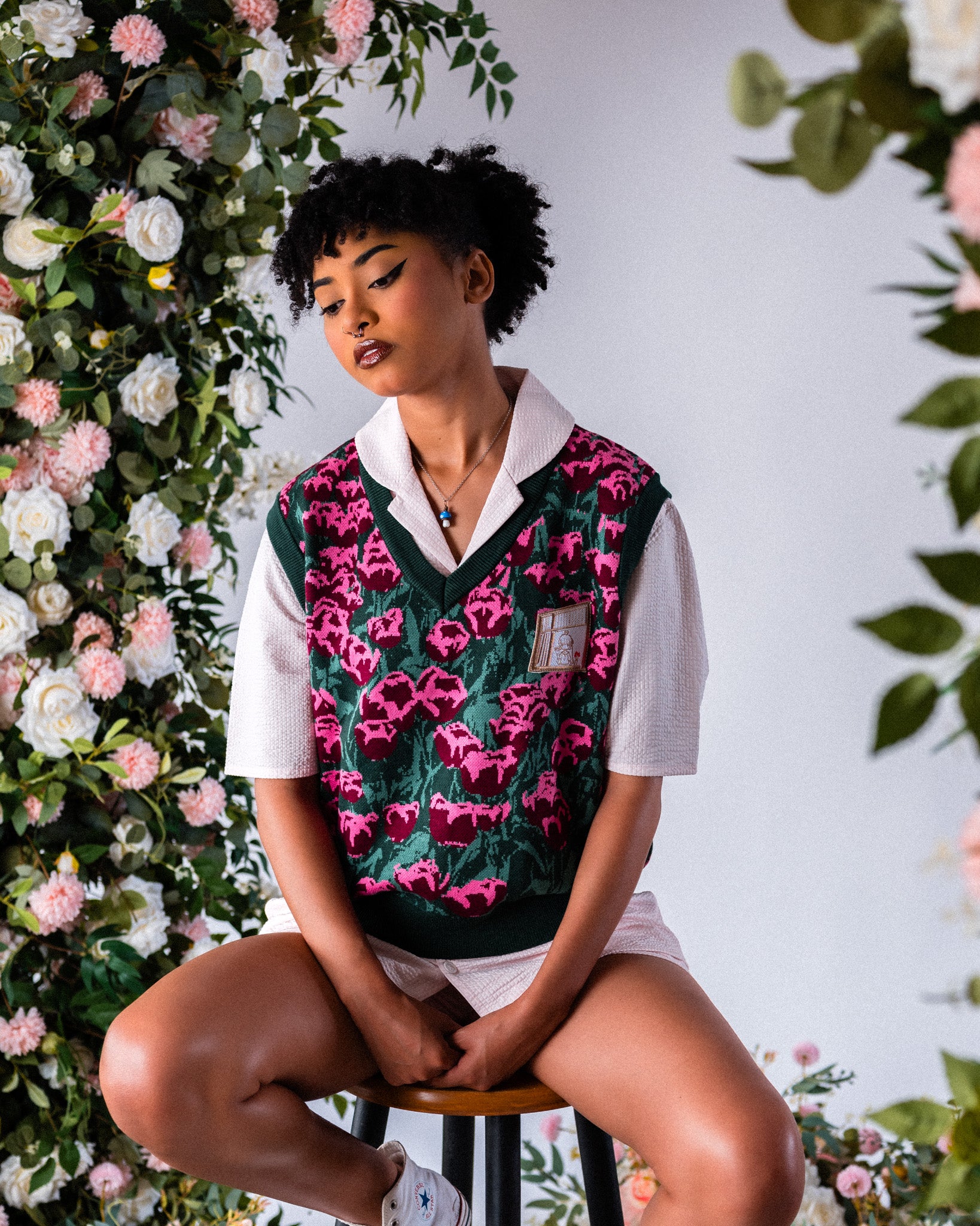 Tulip Vest Green