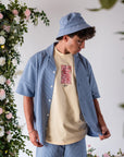 Seersucker Bucket Hat Blue
