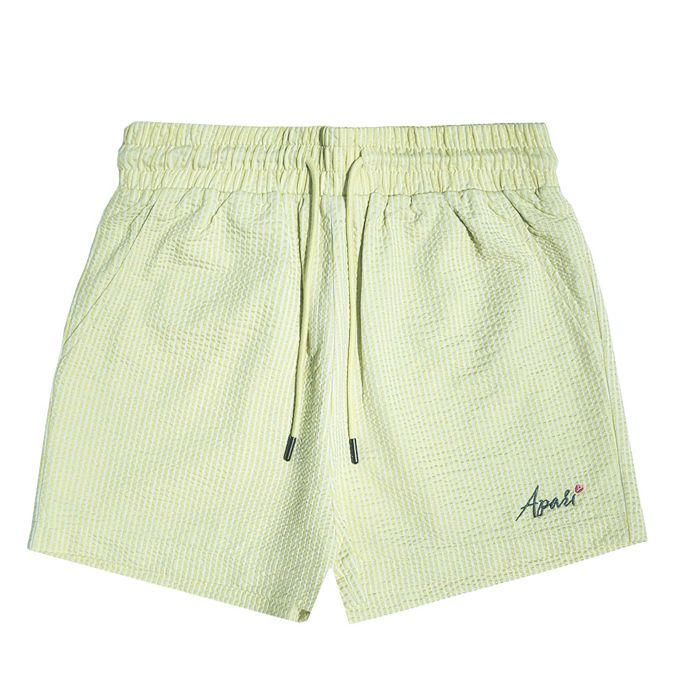 Seersucker Women&#39;s Short Green