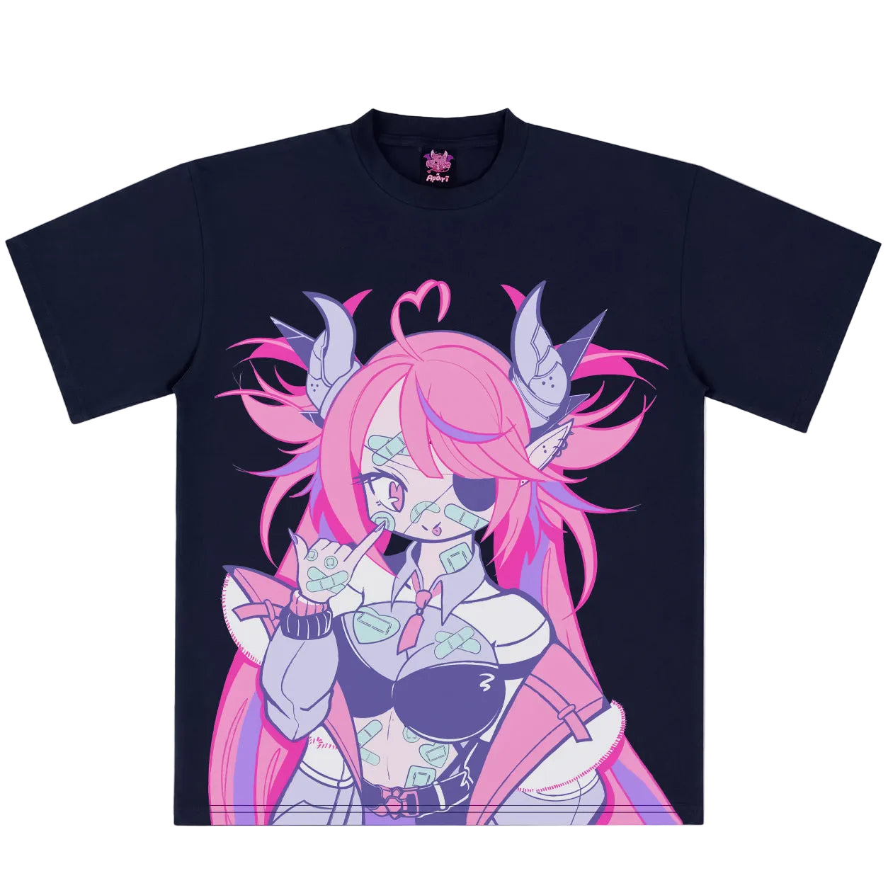 Bat Baddie Portrait Navy