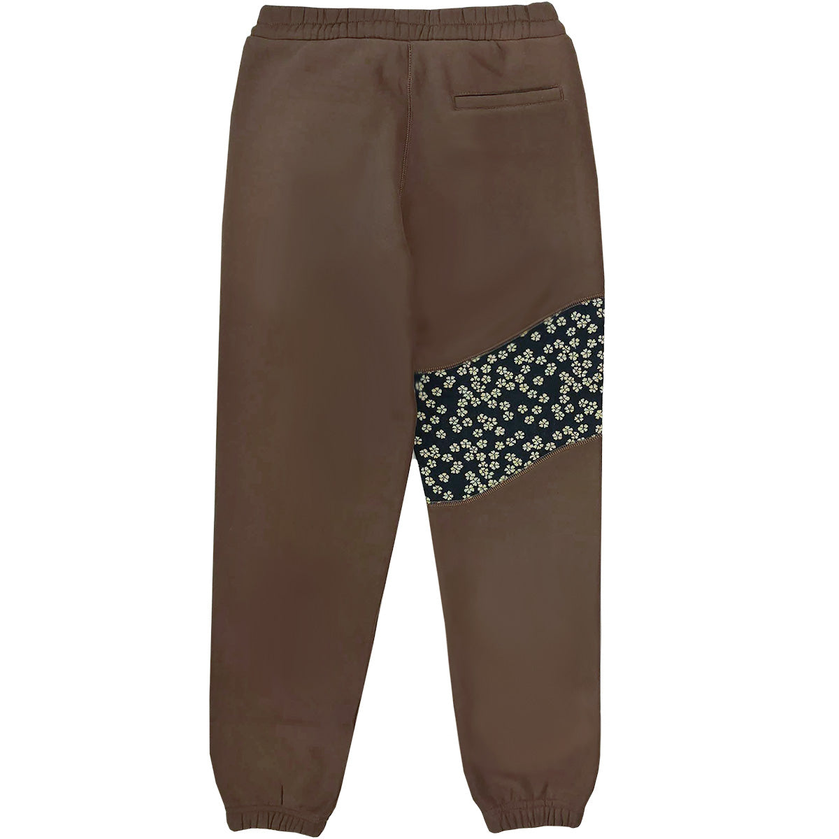 Woven Floral Sweatpant Brown