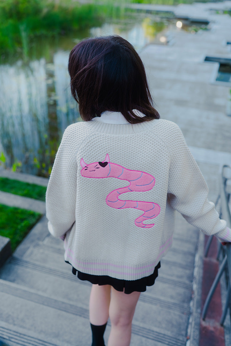 Ironmouse Worm Cardigan