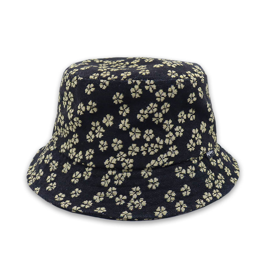 Woven Floral Bucket Hat