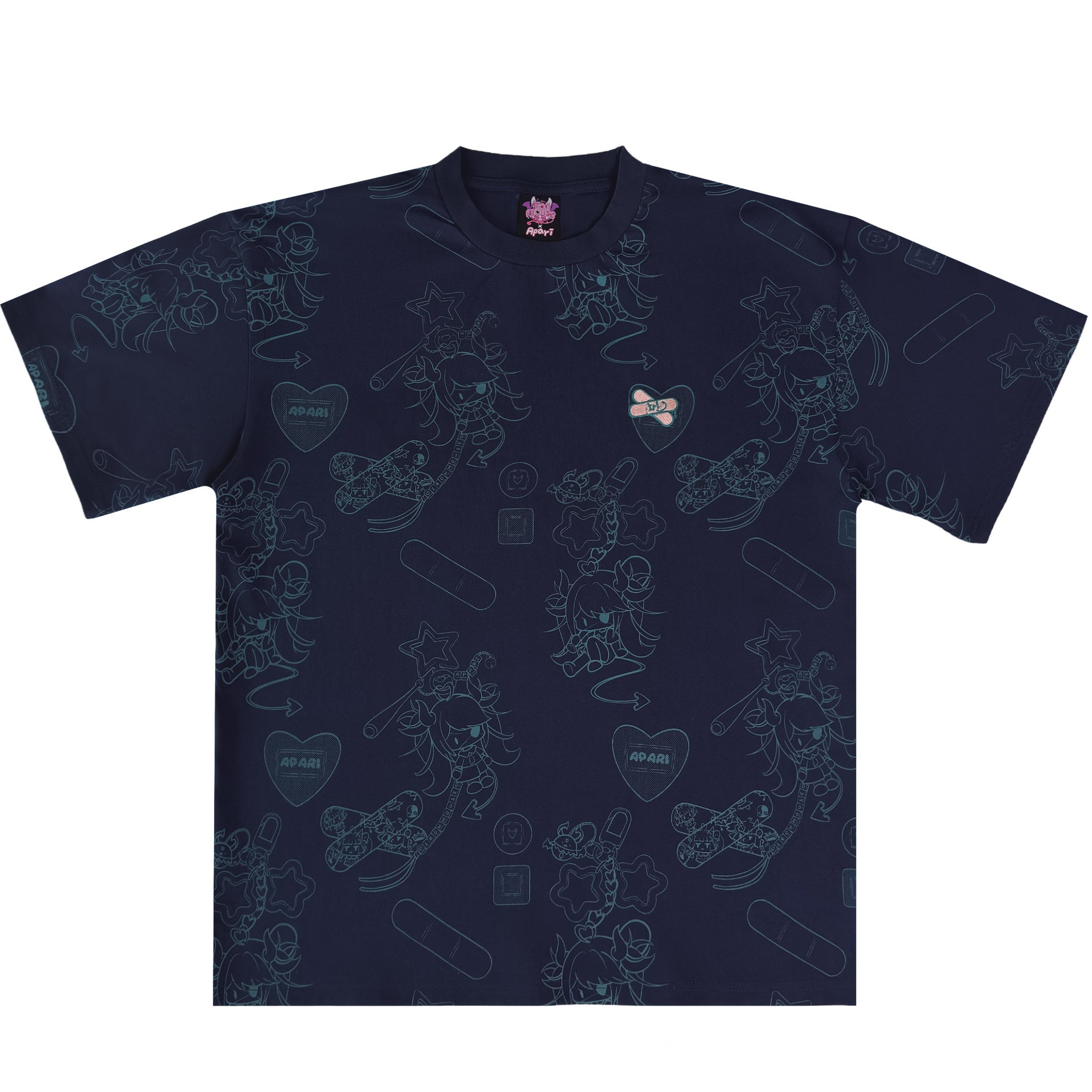 Mouse Charm T-Shirt Navy