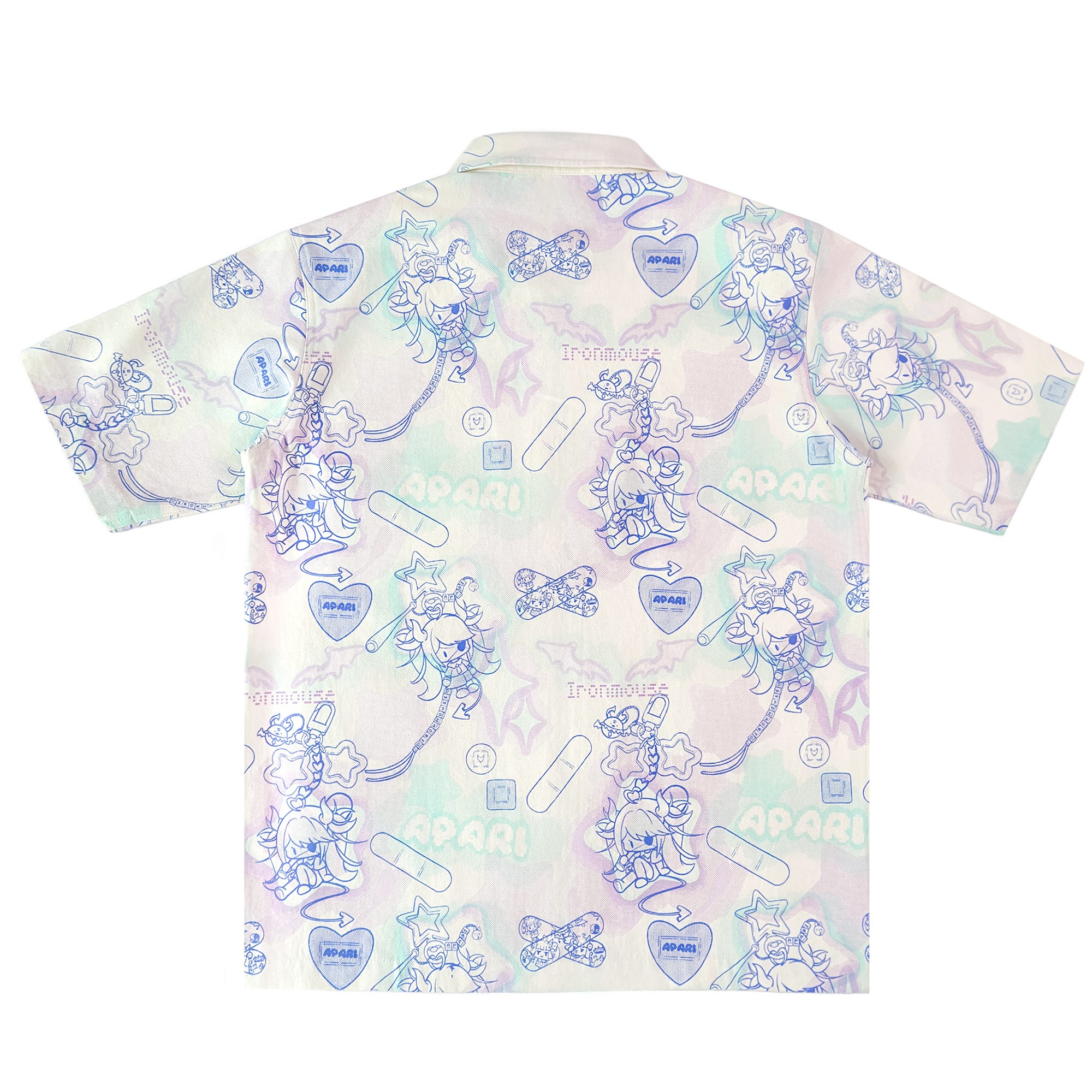 IM Charm Zip Work Shirt Cream