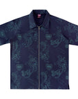 IM Charm Zip Work Shirt Navy