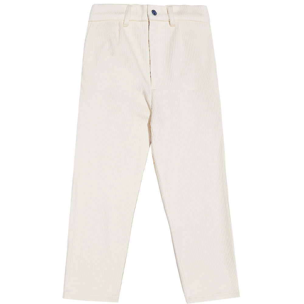 Ribbed Flora Pants Cream
