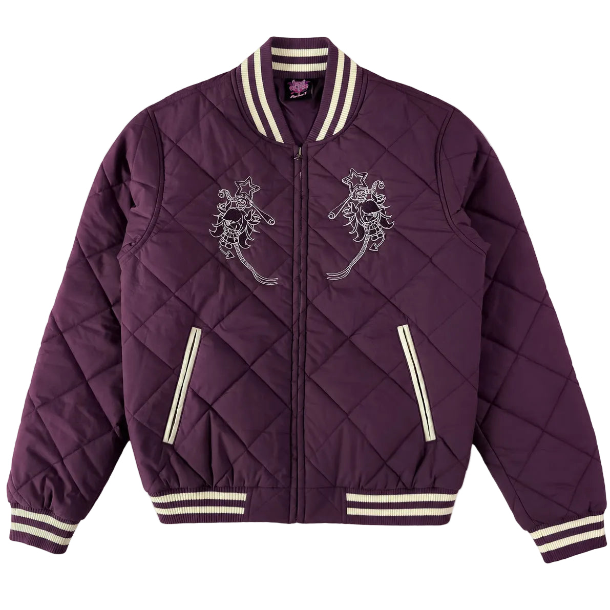 Bat Baddie Quilted Bomber