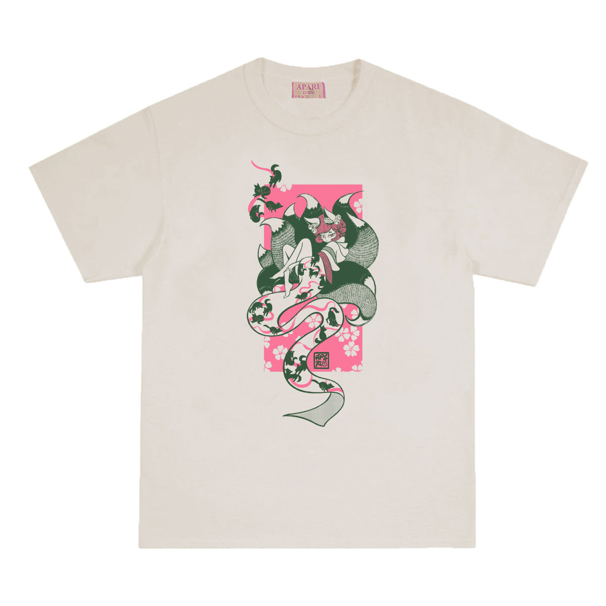 Sakura Kitsune Shirt Cream