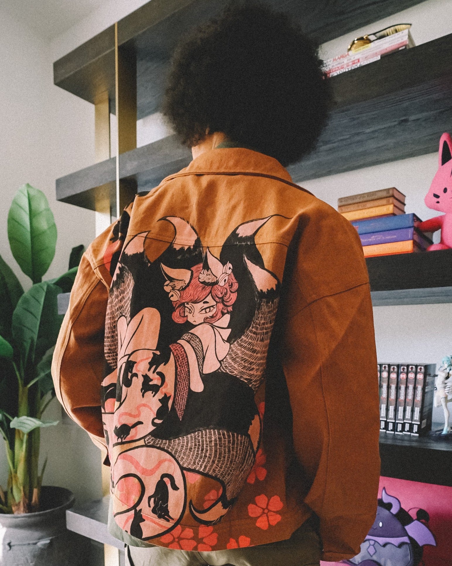 Sakura Kitsune Brown Jacket