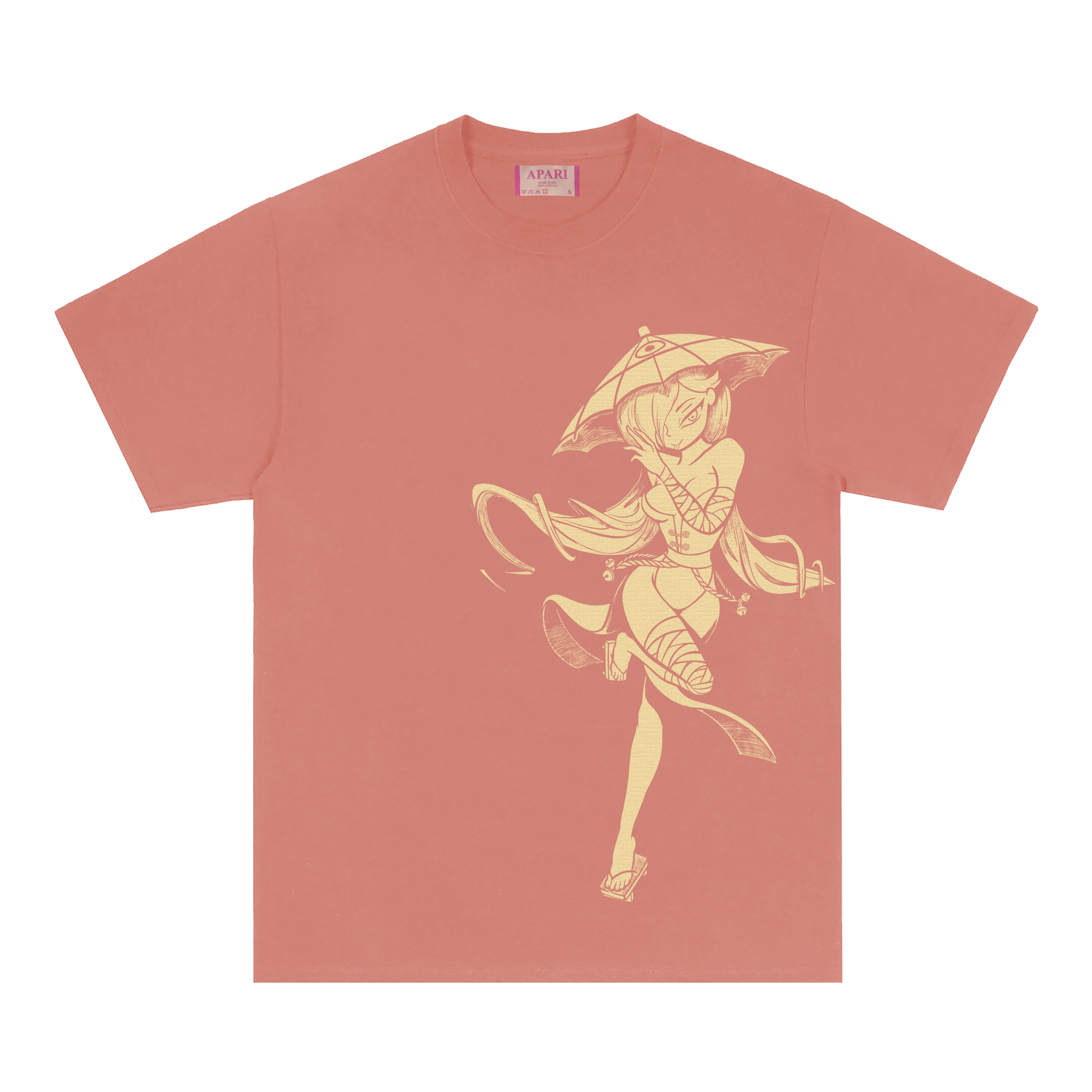 Kasa Obake T-Shirt Coral